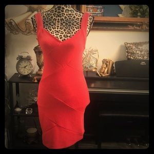 NWT FOREVER 21 Coral bandage dress